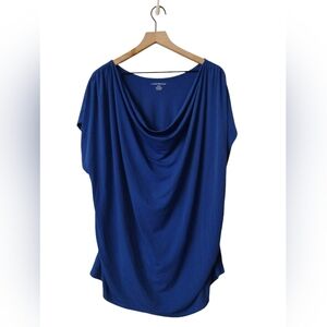 Women's plus size Lane Bryant blue blouse